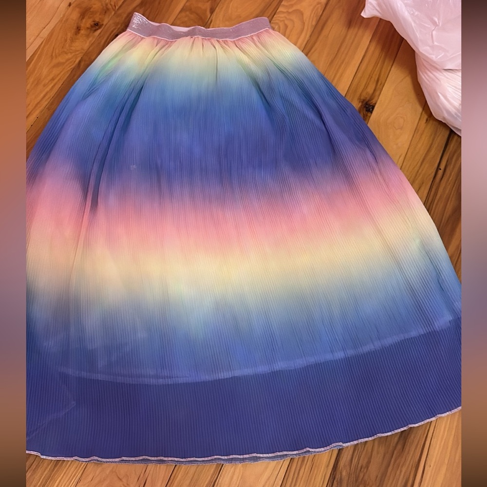 Rainbow Pleated skirt
